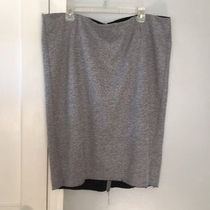Torrid gray skirt with exposed zipper